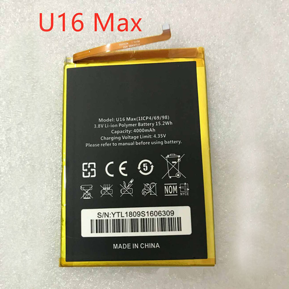 Batería para K3-PLUS-(1ICP6/67/oukitel-U16_Max